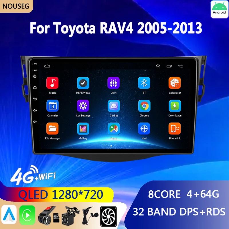 ȵ̵ ڵ  ī÷, Ÿ RAV4  4 2005 2013 Ƽ̵  ÷̾, 2Din DSP ׺̼, GPS, 4G   ׷ DVD